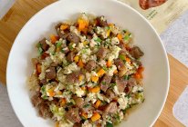 #夏日鲜味轻享健康#牛排炒饭的做法