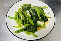懒人快手菜之炒菜心的做法