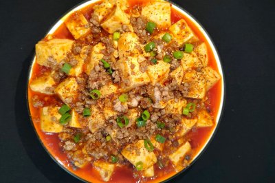 麻婆豆腐，家常做法，下饭的菜。