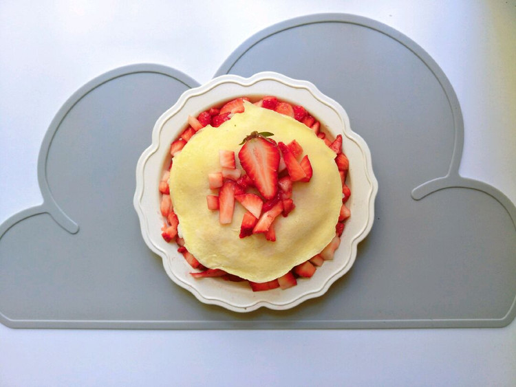 ☞草莓千层蛋糕☜无糖版生日蛋糕的做法