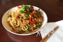 懒人版电饭锅焖面的做法