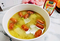 #测测你的夏日美食需求#鸡汁冬瓜毛豆汤的做法
