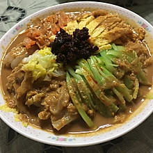 彩色凉粉