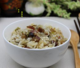 香菇腊肠焖饭#美的初心电饭煲#的做法