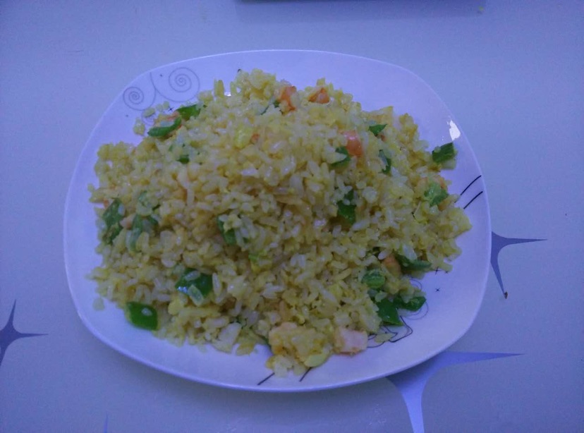 黄金蛋包饭的做法图解1