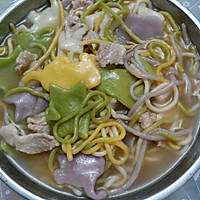 彩色彩虹手工面条/动物面/形状面（家常简易版）的做法图解10