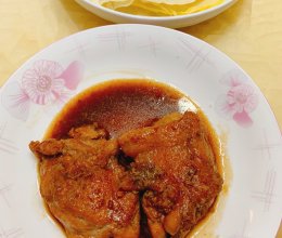 简易版照烧鸡腿：配个煎饼就是早餐的做法
