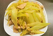 青笋炒肉片的做法