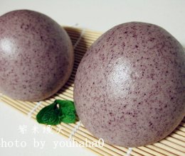 紫米馒头的做法