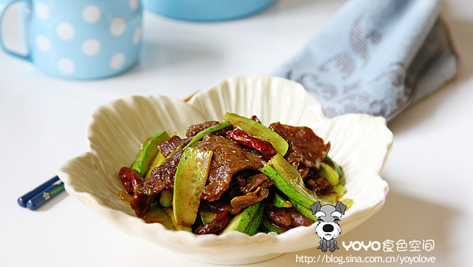牛肉炒青瓜
