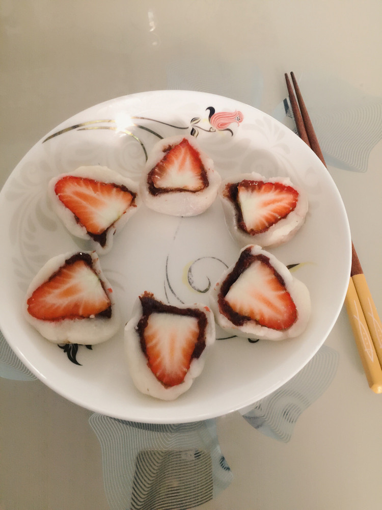 草莓大福的做法