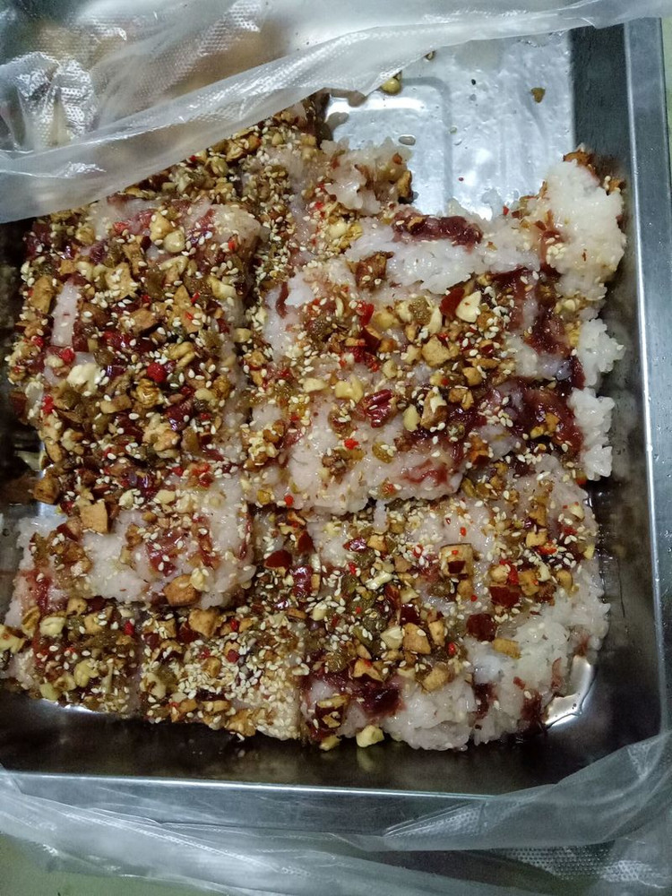 粳糕（又名:糯米饭）的做法