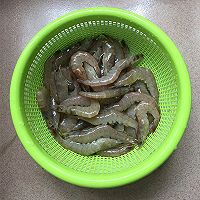 韭菜苔烧海虾的做法图解4