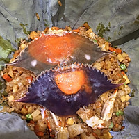 荷叶糯米蟹的做法图解20