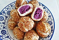 紫薯麻球的做法