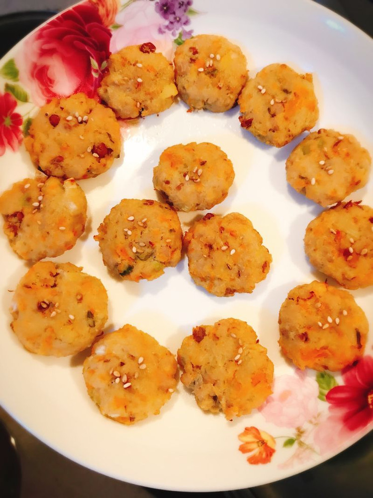 三文鱼蔬菜饼的做法