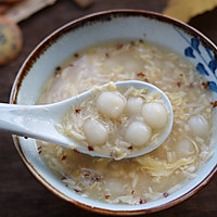 #快手又营养，我家的冬日必备菜品#暖身暖胃桂花酒酿小圆子的做法图解9