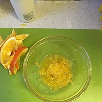 自制橙子奶香雪糕的做法图解3