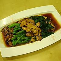 香菇蚝油芥蓝的做法图解5