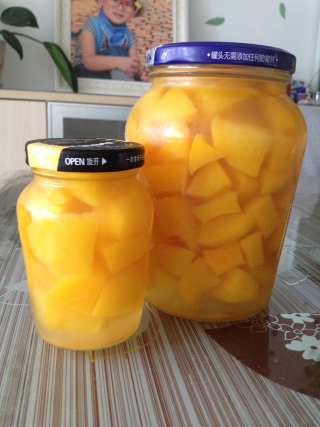 自治黄桃罐头的做法