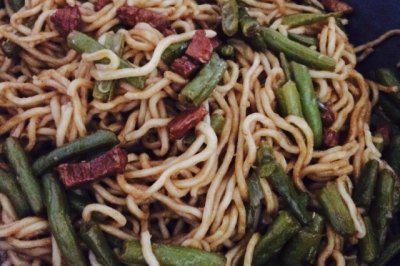 豆角焖面