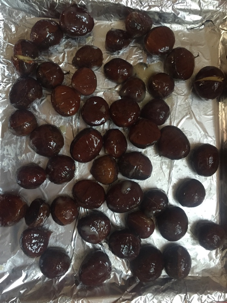 糖炒栗子，烤箱版的做法图解3