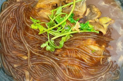 渤海黄鱼炖粉条