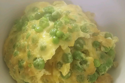 甜豆鸡蛋饼