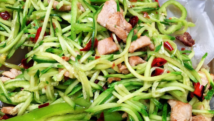 炒肉拉皮