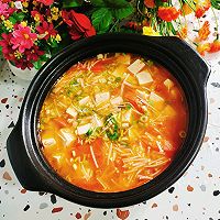 #本周热榜#番茄豆腐汤的做法图解9