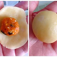 咸蛋黄肉松饼干的做法图解5