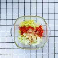 #味达美·名厨汁味正当夏#焙煎芝麻蔬菜沙拉的做法图解4
