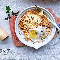 牛奶芝士火鸡面#麦子厨房美食锅##钟于经典传统味#的做法图解8