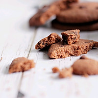 【一食呓语】巧克力曲奇饼干。的做法图解15