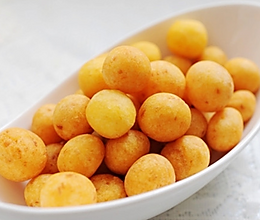 简单零食：自制炸红薯球/奶香地瓜丸子的做法
