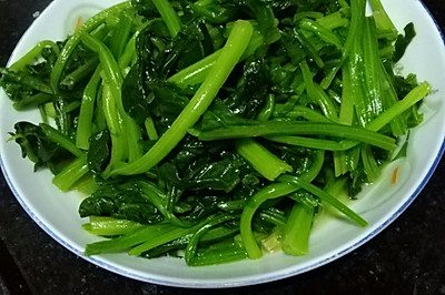 猪油炒波菜