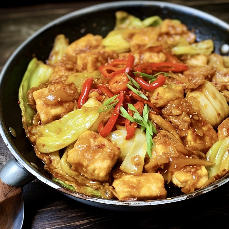 安排个下饭的娃娃菜炒豆泡，要咬下去有汁水的那种的做法