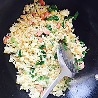 一人食---家常蛋炒饭的做法图解4