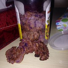 狗狗的紫薯鸡肉（或培根）饼