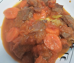 懒人西红柿炖牛肉加胡萝卜的做法