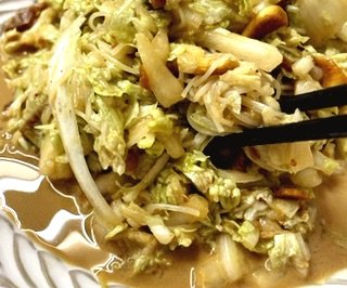凉拌粉丝白菜（麻酱版）相当爽口