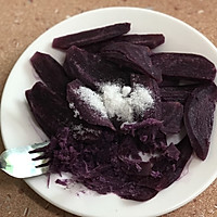 芝士焗紫薯的做法图解3