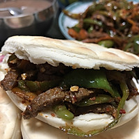 孜然炒肉夹馍的做法图解10