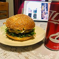 香煎鸡肉汉堡的做法图解4
