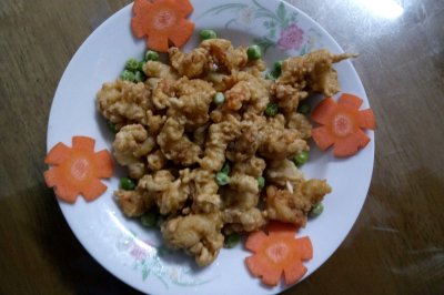 吉祥如意椒盐虾条