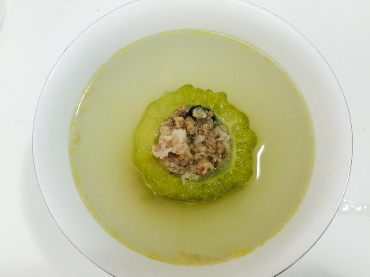 苦瓜酿肉汤的做法