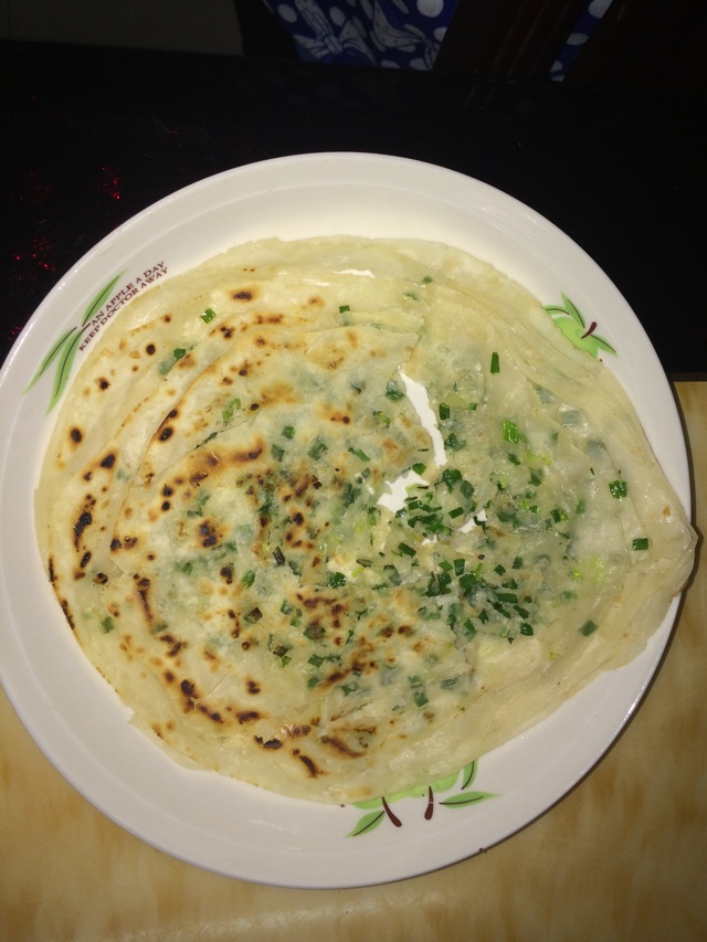 饺子皮葱油饼