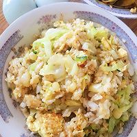 蔬菜鸡蛋炒饭的做法图解6