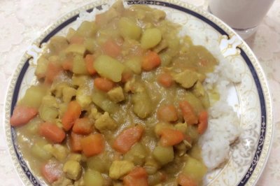 咖喱鸡肉饭
