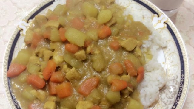 咖喱鸡肉饭的做法